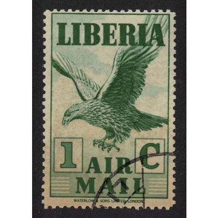 Liberia Eagle Bird 1938 Canc SG#565
