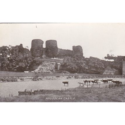 B642 RHUDDLAN CASTLE. R/P/ POSTCARD POSTCARD