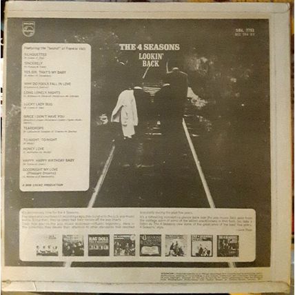 4 SEASONS - LOOKIN' BACK, UK, Philips, SBL.7752, Album, '66