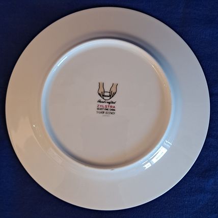 Vintage Lot 5 Zylstra SILVER ECSTACY Fine China BREAD & Butter PLATES 6 3/8"