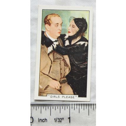 1935 Gallaher's Film Scenes No. 32 Girls Please