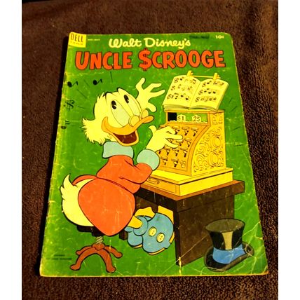 Golden Age Dell 10 Cent Comics Walt Disney's Uncle Scrooge 5 2.5 GD+ Shape 1954