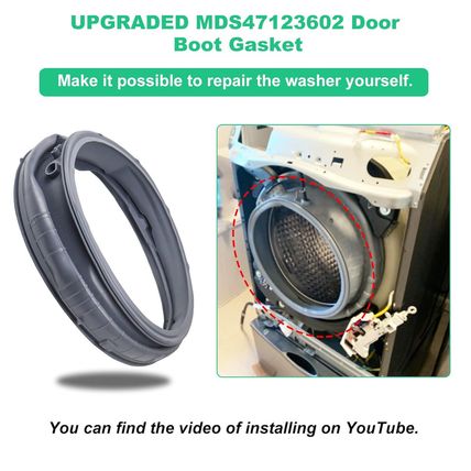 Upgraded MDS47123602 Washer Door Boot Gasket Compatible with LG Washer Door Boot