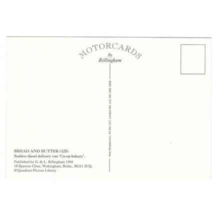 COMMERCIAL VAN SEDDON DIESEL DELIVERY VAN CO-OP PUBLISHED 199O INC UK POST