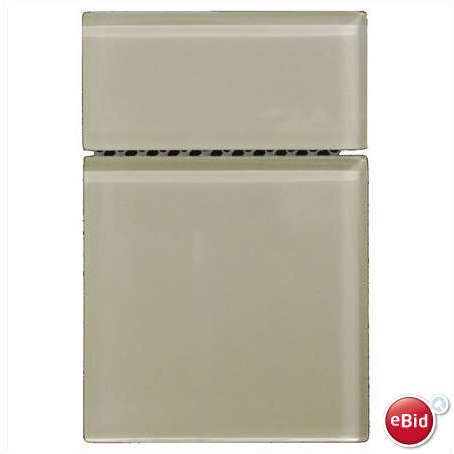 Polished Glossy Glass French Pattern - Sand Stone