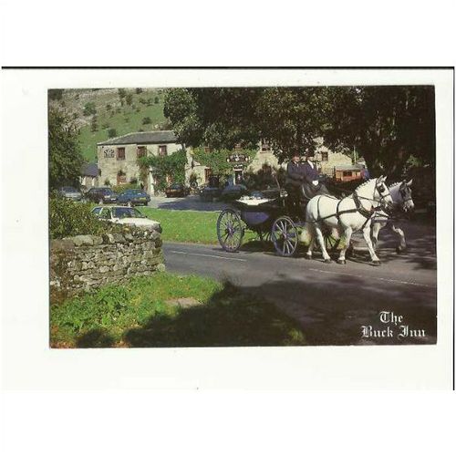 Yorkshire BUCKDEN (Upper Wharfedale) Buck Inn Postcard