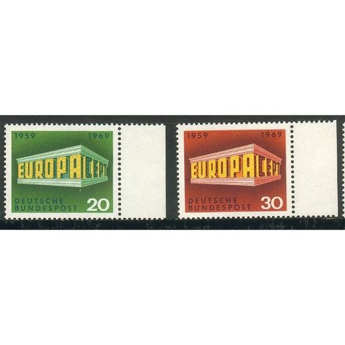 Germany 1968 - SG1484-85 - Europa - Colonnade (unused)