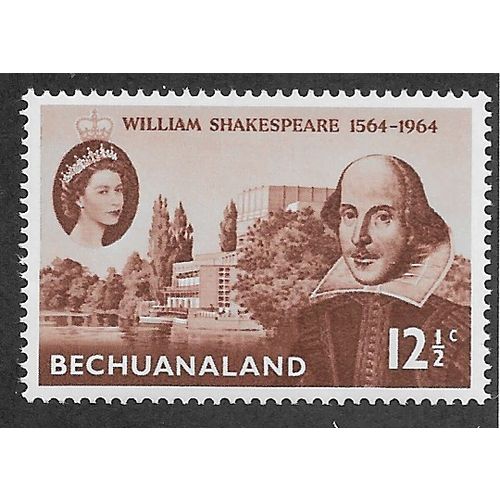 BEC 1964 U/M 12.5c 'WILLIAM SHAKESPEARE' (EBID63-950)