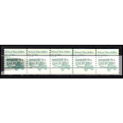2123a 3.4c School Bus Fine MNH Dry Gum PNC 1/5 AA0241