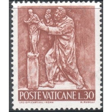Vatican City 1966 - SG471 - L30 - brown - "Sculpture" - MNH