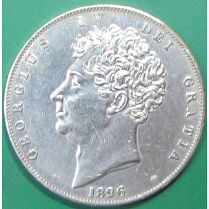 1826 Crown, UK. Challenge Coin, Souvenir. Replica. 44a.
