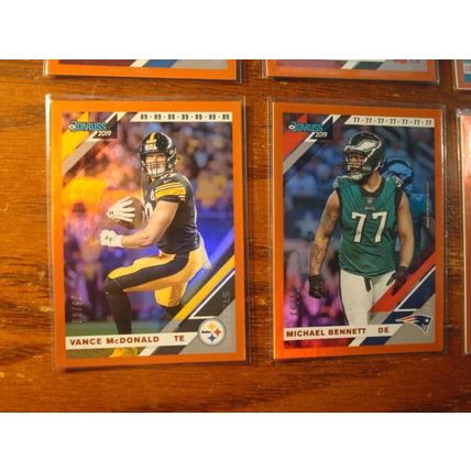 2019 Donruss Jersey Numbers, Orange Foil, Rare SP's, All 8-Cards Numbered