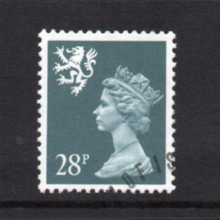 Scotland - 1971-93 - 28p Deep Bluish Grey (sg S75) Used