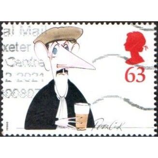 1998 Comedians 63p Value. Peter Cooke. Fine Used.