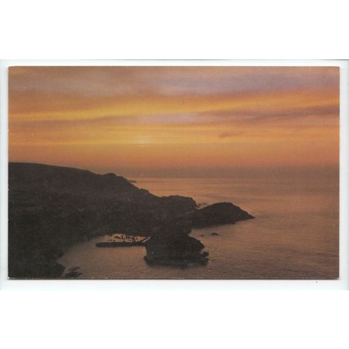 Sunset at Ilfracombe Devon Postcard PT1785