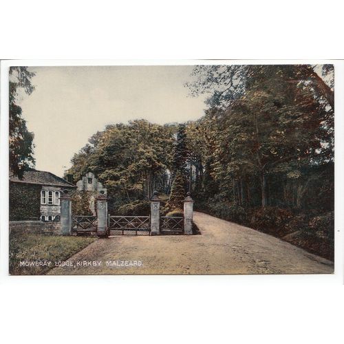 Mowbray Lodge Church Bank Kirkby Malzeard Postcard North Yorkshire