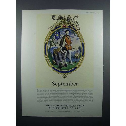 1958 Midland Bank Limited Ad - September