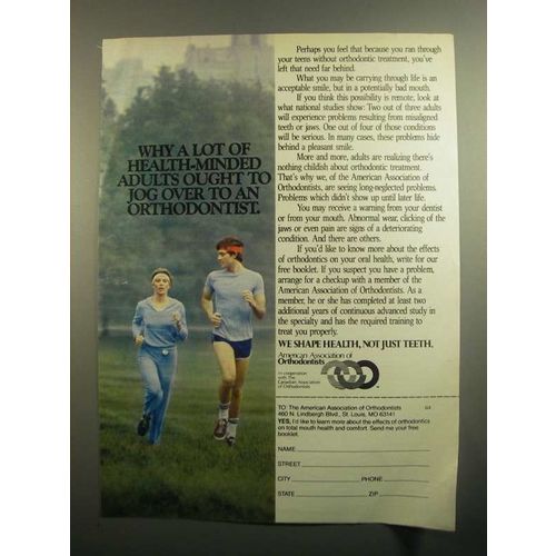 1984 American Association of Orthodontists Ad
