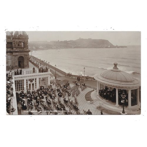 SUPERB REAL PHOTO POSTCARD OF THE SPA SCARBOROUGH YORKSHIRE POSTED 1913 (2492)