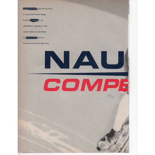 Nautica Full 4 Page Print Ad featurinf Michael Jordan February 1997