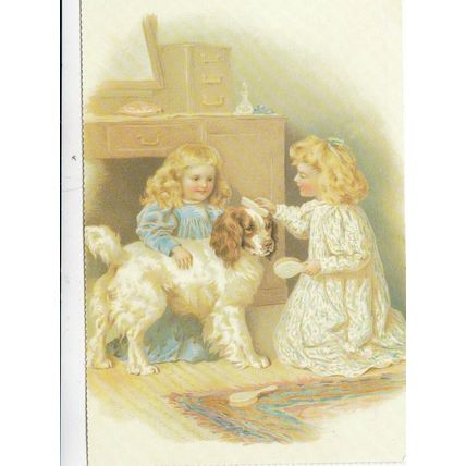 Larrys Toilet From Dogs Postcard unused VGC