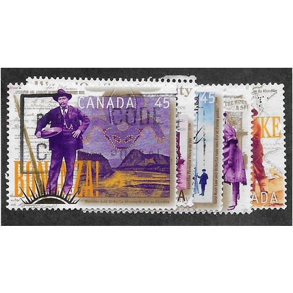 CAN 1996 (SET) 'YUKON GOLD RUSH' (4v) FINE USED (EBID71-363)