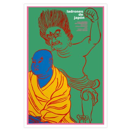 Spanish movie Poster 4 film"Thieves of Japan"Japanese art.Los LADRONES.Oriental