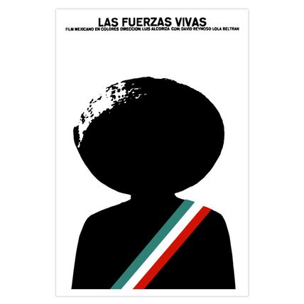 Mexico movie Poster 4 film"Las FUERZAS vivas"Mexican revolution.Emiliano Zapata
