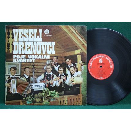 Poje Vokalni Quartet - Veseli Drenovci - LP 1328 - VG-