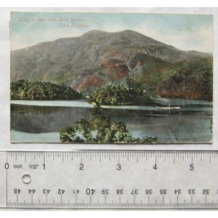 1904 postcard Ellen's Isle & Ben Venue, Loch Katrine