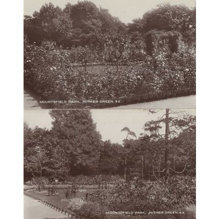 Mountsfield Park Hither Green South East London 2x Old RPC Postcard