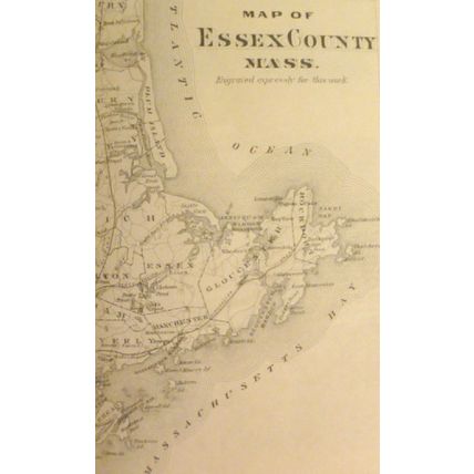 THE HISTORY OF ESSEX COUNTY MASSACHUSETTS RARE 1888 TWO VOLUME SET ILLUSTRATED