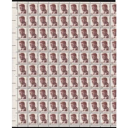 John Fitzgerald Kennedy Sheet of 100 - 13 Cent Postage Stamps Scott 1287
