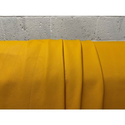 Italian Full Whole Leather Cow Hide Colour Sunflower