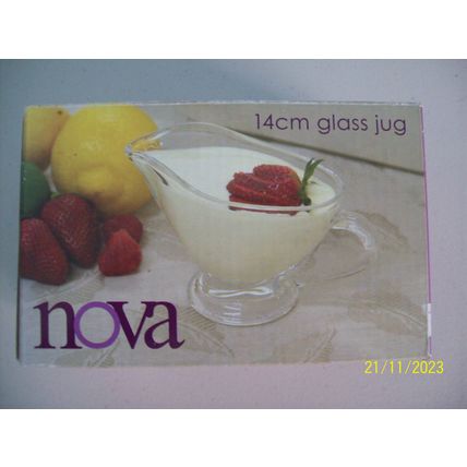 Clear Glass Sauce or Gravy Jug