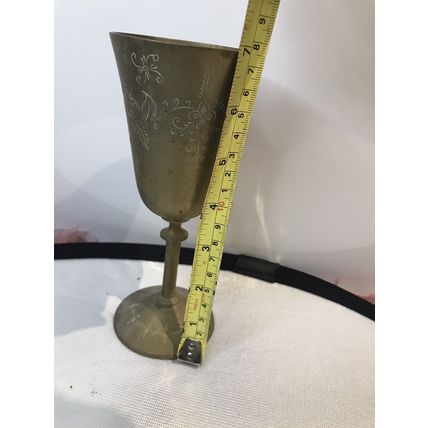 Metal Wine Cup Holder Vintage Collectible