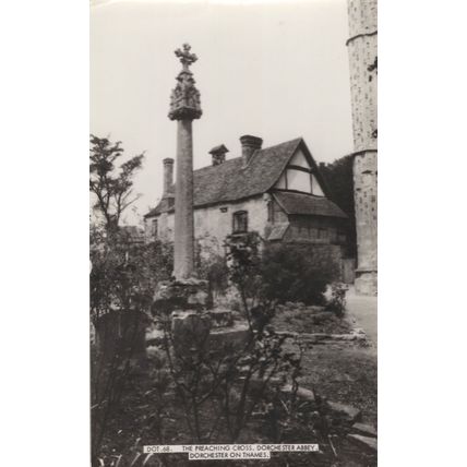 The Preaching Cross Dorchester Abbey On Thames Dorset Postcard