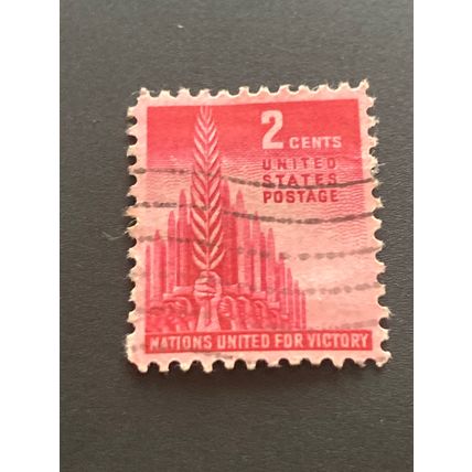 Briefmarke USA 5 Cent 1943 Michel 510 gestempelt