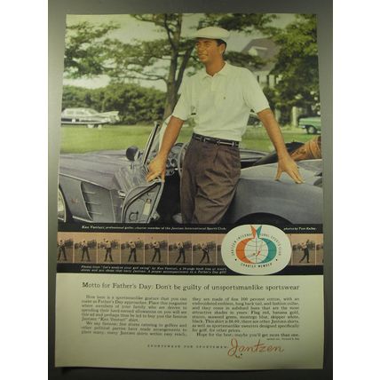 1960 Jantzen Fashion Advertisement - Ken Venturi - Motto for Father's Day