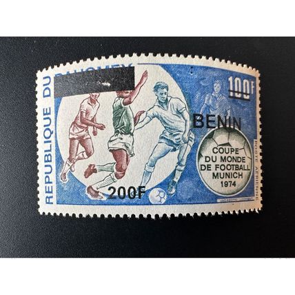 Bénin 2008 / 2009 Mi. 1531 Coupe du Monde Football Munich 1974 Surchargé MNH**