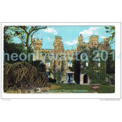 TANKERTON TOWER, WHITSTABLE, KENT, ENGLAND, c1910/20s?, Postcard