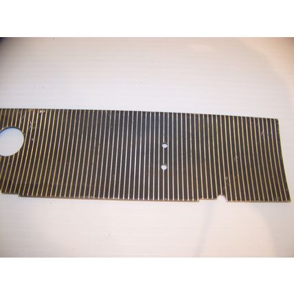 1966 CHRYSLER 300 GLOVEBOX TRIM OEM ALUMINUM STRIPED