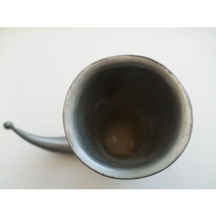 Pewter - Model Viking Horn - Vase/Condiment dish - Table Ornament
