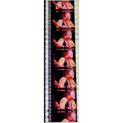 Jimi Hendrex. Pk MTP - A021U . 1 STRIP OF 5 - 35MM FILM CELLS. A very rare strip