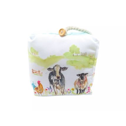 Farmyard Animals Doorstop Rural Scene 17 CM Gift Home Decor Festive Holidays