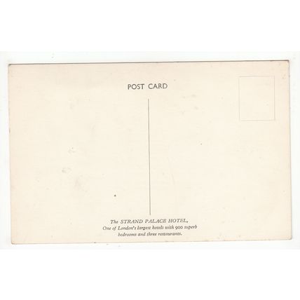 The Strand Palace Hotel London Postcard