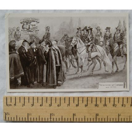 vintage postcard Oxford Pageant, Surrender of Oxford , 1646