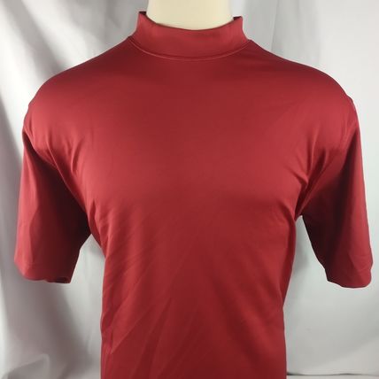 Greg Norman Men's Play Dry Moisture Wicking Golf T-Shirt, Maroon, Size XXL
