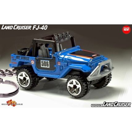 RARE KEYCHAIN BLUE TOYOTA LAND CRUISER FJ40 CUSTOM Ltd.