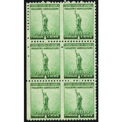 899b, Mint VF NH 1¢ Imperforate Between Block Error * Stuart Katz